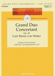 協奏的大二重奏曲Op.48（ウェーバー）（クラリネット+ピアノ）【Grand Duo Concertant  Op. 48】