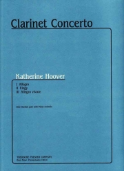 クラリネット協奏曲（キャサリン・フーヴァー）（クラリネット+ピアノ）【Clarinet Concerto】