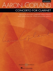 クラリネット協奏曲（アーロン・コープランド）（クラリネット+ピアノ）【Concerto for Clarinet】