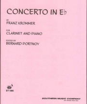 クラリネット協奏曲・変ホ長調Op.36（フランツ・クロンマー）（クラリネット+ピアノ）【Concerto In Eb Op 36】