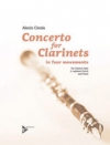 クラリネット協奏曲（アレクシス・チェシラ）（クラリネット+ピアノ）【Concerto for Clarinets in Four Movements】