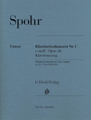クラリネット協奏曲・第1番・ハ短調・Op.26（ルイ・シュポーア）（クラリネット+ピアノ）【Clarinet Concerto No. 1 in C minor Op. 26】