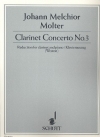 クラリネット協奏曲・第3番（ヨハン・メルヒオール・モルター）（クラリネット+ピアノ）【Clarinet Concerto No. 3】