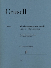 クラリネット協奏曲・ヘ短調・Op.5（ベルンハルト・クルーセル）（クラリネット+ピアノ）【Clarinet Concerto in F Minor Op.5】