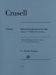 クラリネット協奏曲・変ホ長調・Op.1（ベルンハルト・クルーセル）（クラリネット+ピアノ）【Clarinet Concerto in E-flat Major Op. 1】