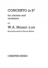 クラリネット協奏曲・変ホ長調（モーツァルト）（クラリネット+ピアノ）【Concerto in E-Flat for Clarinet and Orchestra】