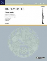 クラリネット協奏曲・変ロ長調（フランツ・アントン・ホフマイスター）（クラリネット+ピアノ）【Clarinet Concerto in B-Flat】