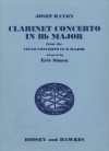 クラリネット協奏曲・変ロ長調（チェロ協奏曲 ニ長調より)（ハイドン）（クラリネット+ピアノ）【Clarinet Concerto in Bb Major】