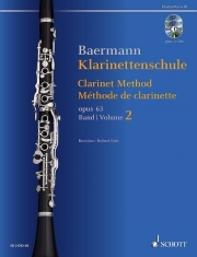 クラリネット教本・Op.63・第2巻(CD付)（カール・ベールマン）【Clarinet Method Op. 63】