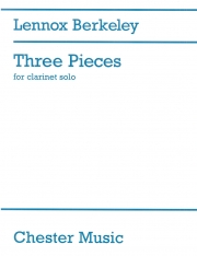 クラリネットソロのための3つの小品（レノックス・バークリー）（クラリネット）【Three Pieces for Clarinet Solo】