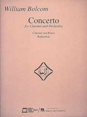 クラリネットとオーケストラのための協奏曲（ウィリアム・ボルコム）（クラリネット+ピアノ）【Concerto for Clarinet & Orchestra】