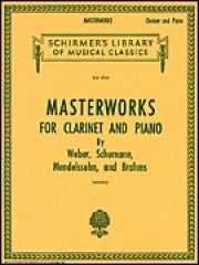 クラリネットとピアノのための傑作選（クラリネット+ピアノ）【Masterworks for Clarinet and Piano】
