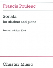 クラリネットとピアノのためのソナタ（2006年改訂版）（フランシス・プーランク）（クラリネット+ピアノ）【Sonata for Clarinet and Piano】