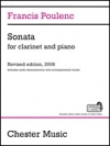 クラリネットとピアノのためのソナタ（フランシス・プーランク）（クラリネット+ピアノ）【Sonata for Clarinet and Piano】
