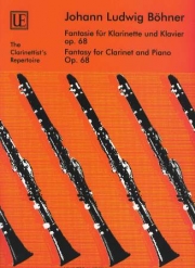 クラリネットのための幻想曲・Op.68（ヨハン・ルートヴィヒ・ベーナー）（クラリネット+ピアノ）【Fantasy For Clarinet Op 68】
