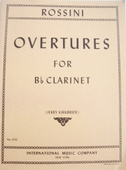 クラリネットのための序曲（ジョアキーノ・ロッシーニ）（クラリネット）【Overtures for B flat Clarinet】