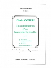 クラリネット吹きの打ち明け話・Op.141  (シャルル・ケクラン)（クラリネット）【Les Confidences D'Un Joueur De Clarinette】