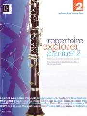 クラリネット・レパートリー・第2巻(中級者向け)（クラリネット+ピアノ）【Repertoir Explorer - Clarinet Vol.2】