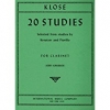 クロイツとフィオリロによる20の練習曲(クローゼ）（クラリネット）【20 Studies Selected from Kreutzer and Fiorillo】
