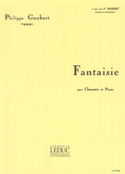 幻想曲（フィリップ・ゴーベール）（クラリネット+ピアノ）【Fantaisie】