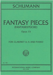 幻想小曲集Op.73 (A管用)（ロベルト・シューマン）（アルトクラリネット+ピアノ）【Fantasy Pieces  Opus 73(Clarinet in A)】