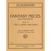 幻想小曲集 Op.73（B♭管用パート譜）（ロベルト・シューマン）（クラリネット+ピアノ）【Fantasy Pieces  Opus 73】