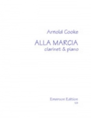 行進曲風に（アーノルド・クック）（クラリネット+ピアノ）【Alla Marcia】