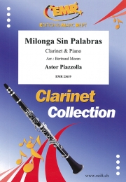 言葉のないミロンガ（アストル・ピアソラ）（クラリネット+ピアノ）【Milonga Sin Palabras】