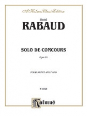 コンクールのための独奏曲Op.10（アンリ・ラボー）（クラリネット+ピアノ）【Solo de Concours Opus 10】