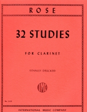32の練習曲（シリル・ローズ）（クラリネット）【32 Studies】