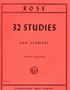 32の練習曲（シリル・ローズ）（クラリネット）【32 Studies】