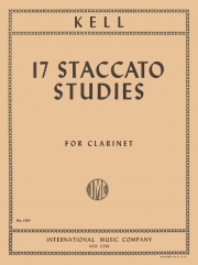 17のスタッカート練習曲（レジナルド・ケル）（クラリネット）【17 Staccato Studies】