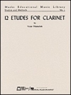 12の練習曲（ビクター・ポラチェック）（クラリネット）【12 Etudes for Clarinet】
