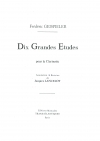 10の大練習曲（フレデリック・ジェイスピレル）（クラリネット）【10 Grandes Etudes】
