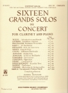 16のグランド・ソロ曲集（クラリネット+ピアノ）【16 Grands Solos De Concert】