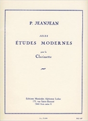 16の現代的練習曲（ポール・ジャンジャン）（クラリネット）【16 Etudes Modernes】