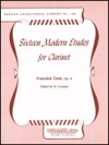 16の現代的練習曲  (Frantisek Zitek)（クラリネット）【Sixteen Modern Etudes for Clarinet Op. 14】