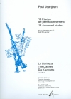 18の技術向上練習曲（ポール・ジャンジャン）（クラリネット）【18 Etudes De Perfectionnement】