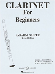 初心者のためのクラリネット教本・第1巻（初級）（アヴラーム・ガルパー）（クラリネット）【Clarinet for Beginners Book1 – Elementary】