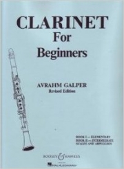 初心者のためのクラリネット教本・第2巻(中級)（アヴラーム・ガルパー）（クラリネット）【Clarinet for Beginners Book2 – Intermediate】