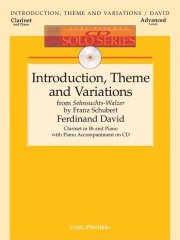 序奏、主題と変奏（フェルディナンド・ダヴィッド）（クラリネット+ピアノ）【Introduction  Theme and Variations  Opus 8】