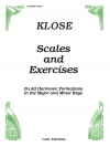スケールとエクササイズ（イアサント・クローゼ）（クラリネット）【Scales and Exercises】