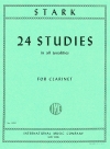すべての調による24の練習曲（ロバート・スターク）（クラリネット）【24 Studies in All Tonalities】