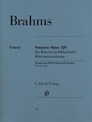 ソナタ・Op.120・No.1&2（ヨハネス・ブラームス）（クラリネット+ピアノ）【Sonatas for Piano and Clarinet】