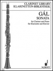 ソナタ・Op.84（ハンス・ガル）（クラリネット+ピアノ）【Sonata Op. 84】
