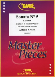 ソナタ・第5番・ホ短調（アントニオ・ヴィヴァルディ）（クラリネット+ピアノ）【Sonata No.5 in E minor】