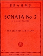 ソナタ・第2番・変ホ長調・Op.120-2（ヨハネス・ブラームス）（クラリネット+ピアノ）【Sonata No. 2 in E flat major  Opus 120】