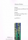 ソナタ・第2番・変ホ長調・ Op.120（ヨハネス・ブラームス）（クラリネット+ピアノ）【Sonata No.2 In Eb Major  Op.120】