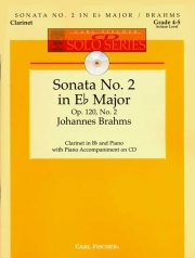 ソナタ・第2番・変ホ長調・Op.120-2（ヨハネス・ブラームス）（クラリネット+ピアノ）【Sonata No. 2 in Eb Major  Op. 120  No. 2】