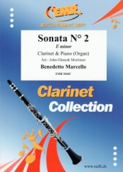 ソナタ・第2番・ホ短調（ベネディット・マルチェッロ）（クラリネット+ピアノ）【Sonata No.2 in E minor】